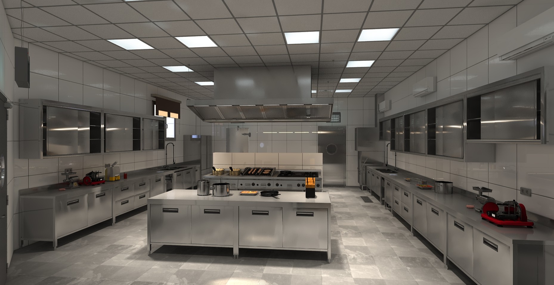 Industrial Kitchen Design 01